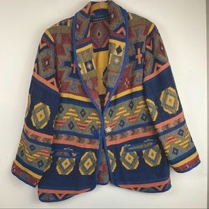 Vintage Boho Tribal Blazer